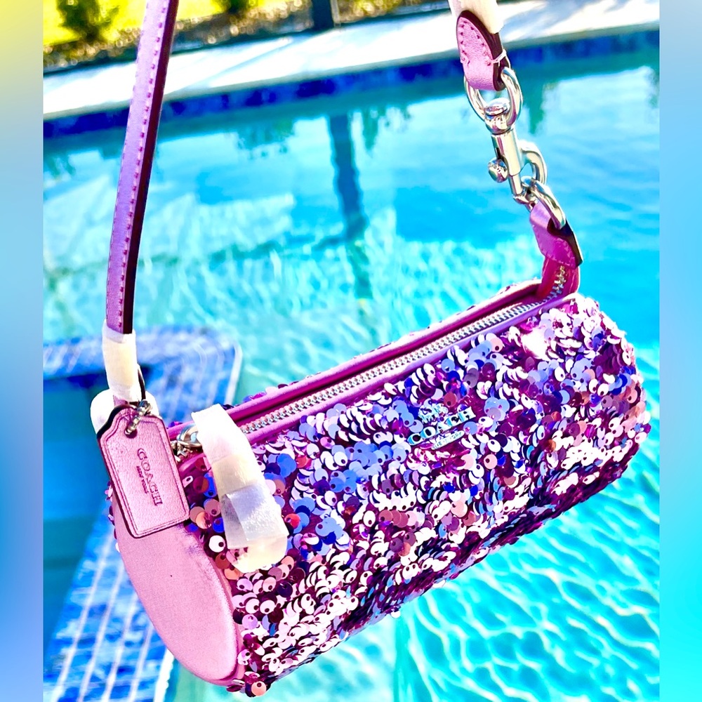 Coach Pink Sequin Women's Bag